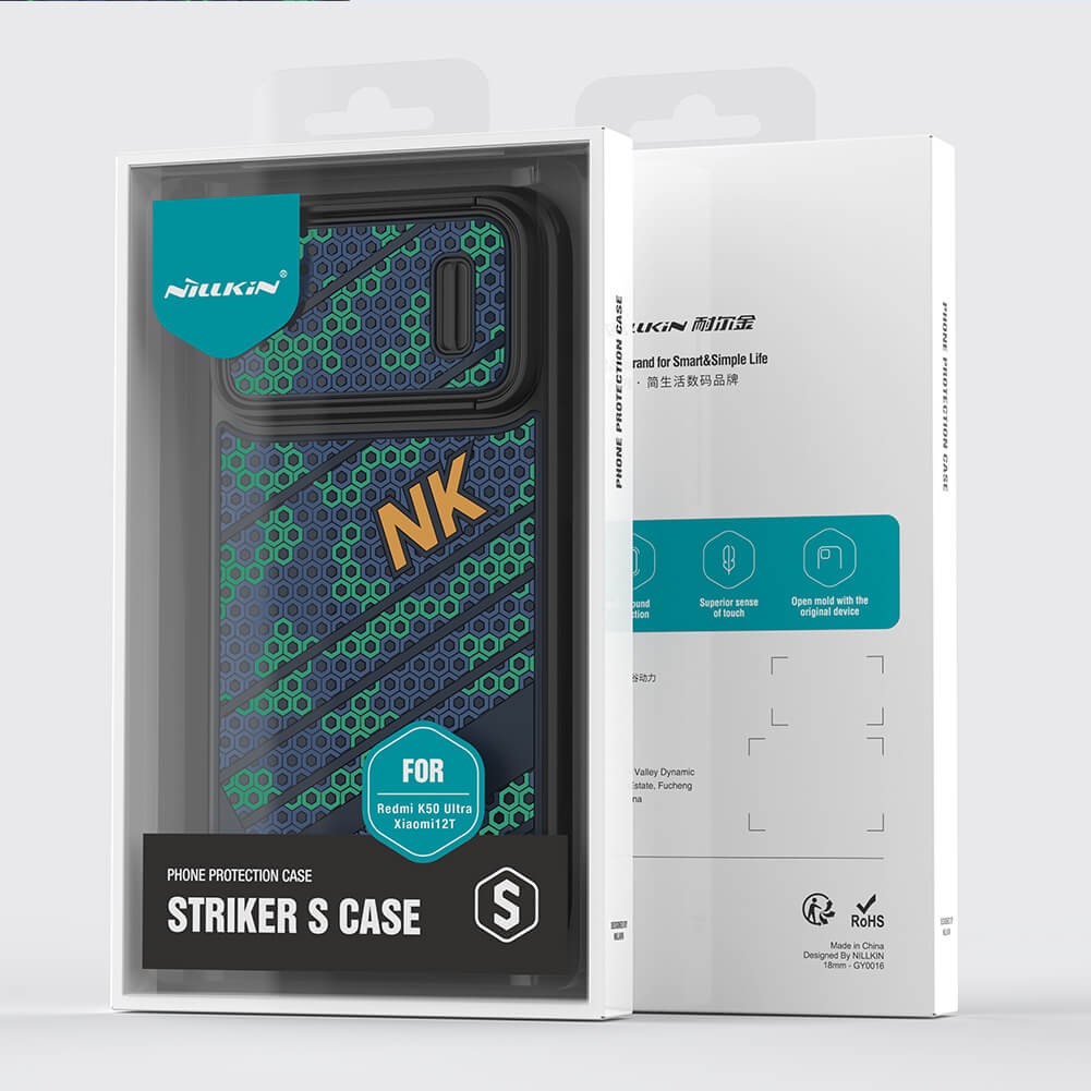 Чехол-крышка NILLKIN для Xiaomi Redmi K50 Ultra, Xiaomi 12T (серия Striker S case)